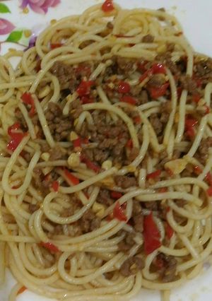 Foto resep Spagetty aglio olio