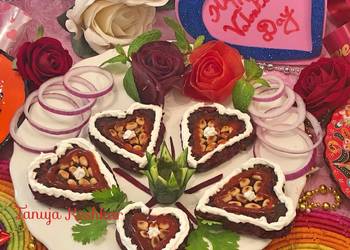 Fresh, Prepare Recipe Beetroot heart with roasted peanuts Delicious and Healthy