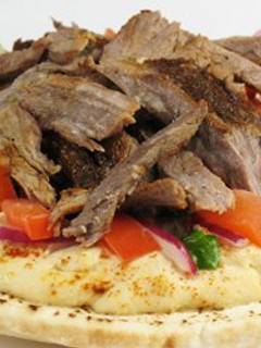 A picture of Beef Shawarma.