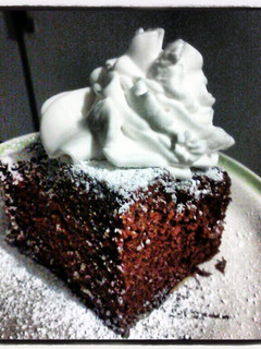 A picture of Homemade Gingerbread Cake.