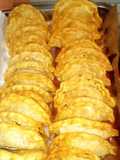 Empanadas de pollo fritas