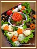 Easy Colorful Sports Day Bento 2007