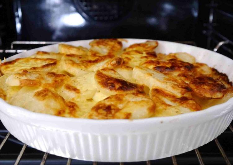 Get Healthy with potato and onion bake