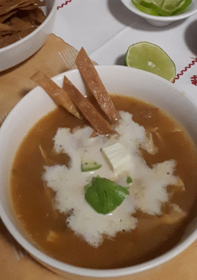 Una foto de Caldo Azteca