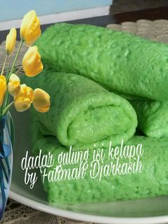 Foto resep Dadar Gulung Isi Kelapa