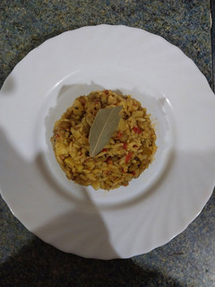 Una foto de Risotto de verduras