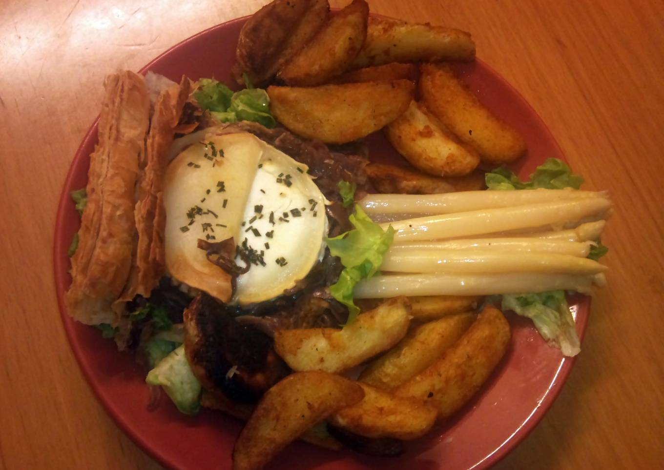 Sig's red onion and goats cheese bake