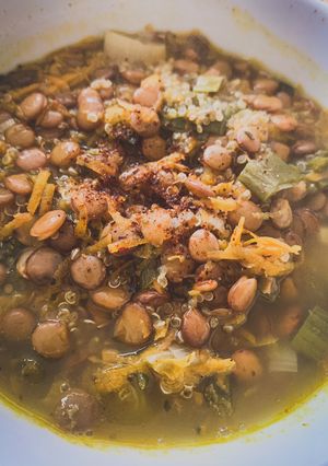 Una foto de Lentejas con Quinoa 😋
