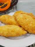 Empanadas de huevo arroz y jamón ahumado