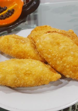 Una foto de Empanadas de huevo arroz y jamón ahumado