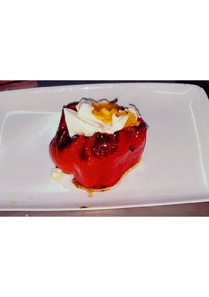 Una foto de Morrones rellenos de verdura