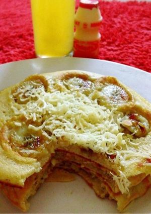 Foto resep pancake pisang