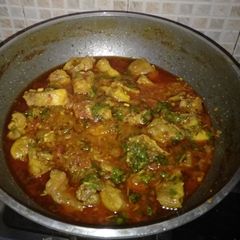 A picture of Eid special Mutton fry.