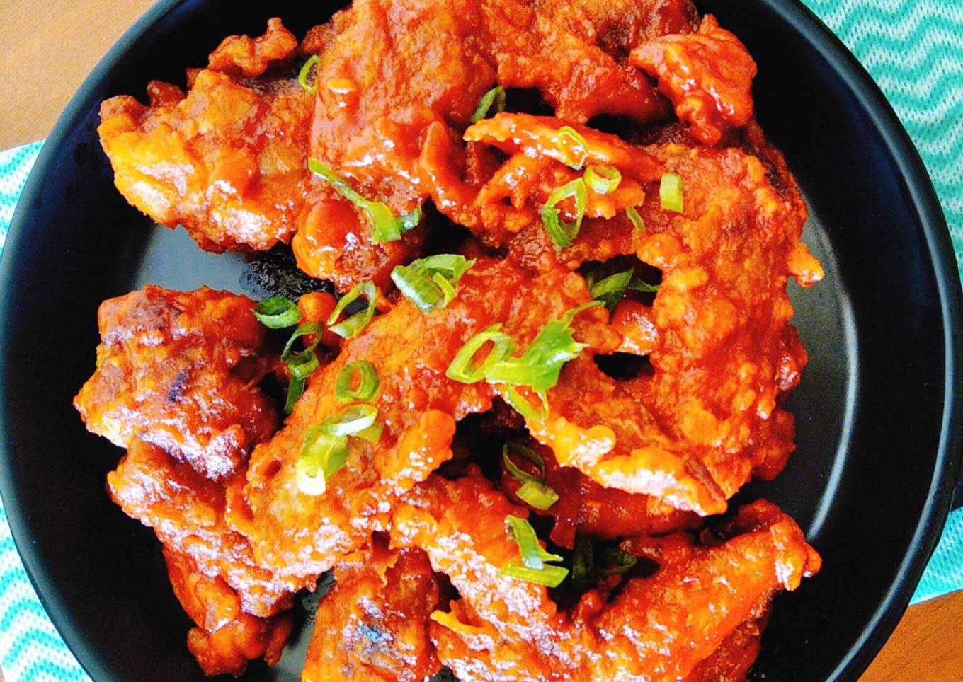 Chicken Wing Garlic Spicy Honey ala Korea