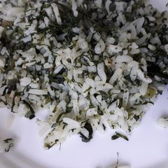 Left over rice and kales A picture of Left over rice and kales.