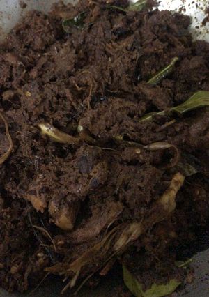 Foto resep Rendang kering hitam
