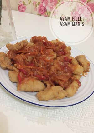 Foto resep Ayam fillet asam manis