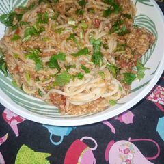 A picture of Masala Curry Spaghetti.