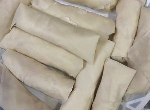 Gambar Lebihan kulit popia - Popia Jejari Ketam paling mudah !