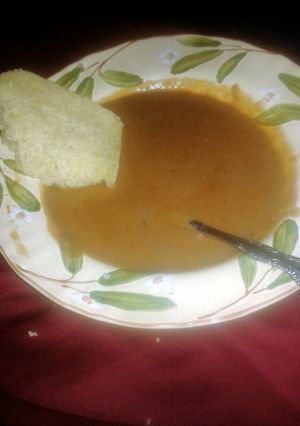 A picture of Best ever onion wine soup.