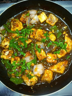 A picture of Chilli Paneer 📌.