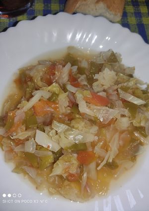 Una foto de Repollo guisado