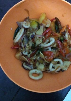 Foto resep Oseng (Tumis) Cumi Pedas
