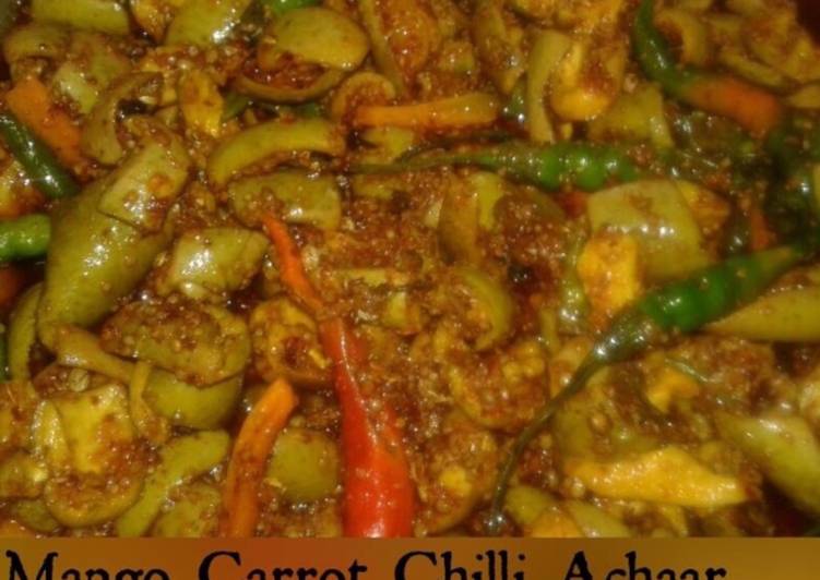 How to Prepare Homemade Whosayna’s Mango Carrot Chilli Atchar