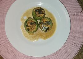 Calabacitas Rellenas al Estilo Asiático