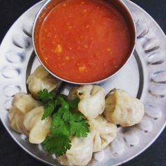 A picture of Mix veg and paneer momos.