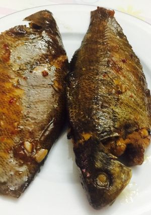Hình của món Cá sặc kho tộ.