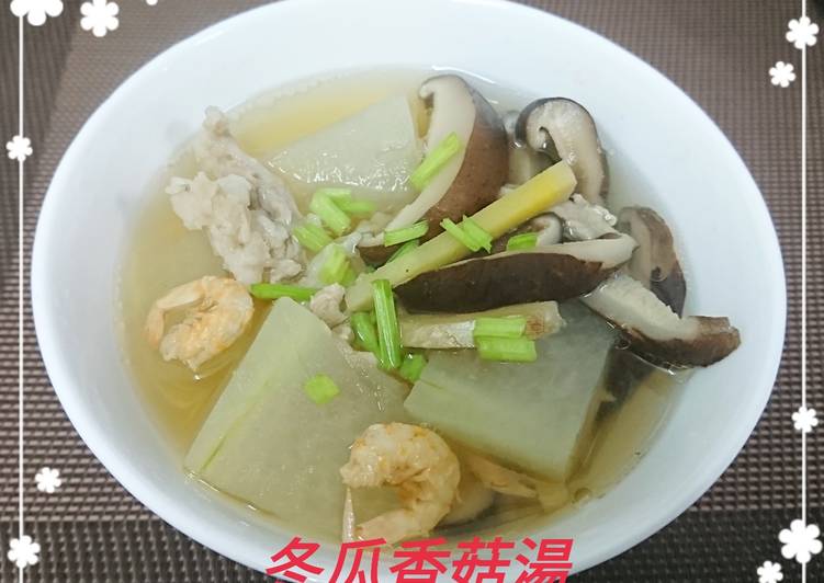 潘俊霖的 簡單料理 發表的冬瓜香菇湯 簡單料理 食譜 Cookpad