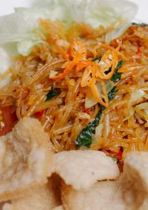Foto resep Mie Ganyong Goreng (Vegan & GF)