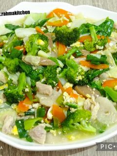 Foto resep Capcay putih