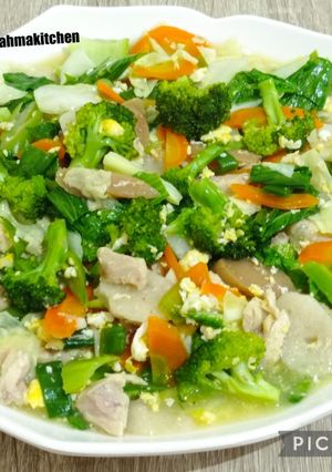 Foto resep Capcay putih