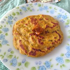 A picture of Jowar bhakri(Millet paratha).
