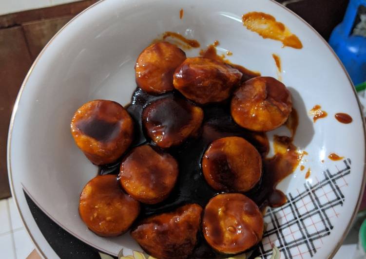 Fried Tofu with Gochujang Sauce