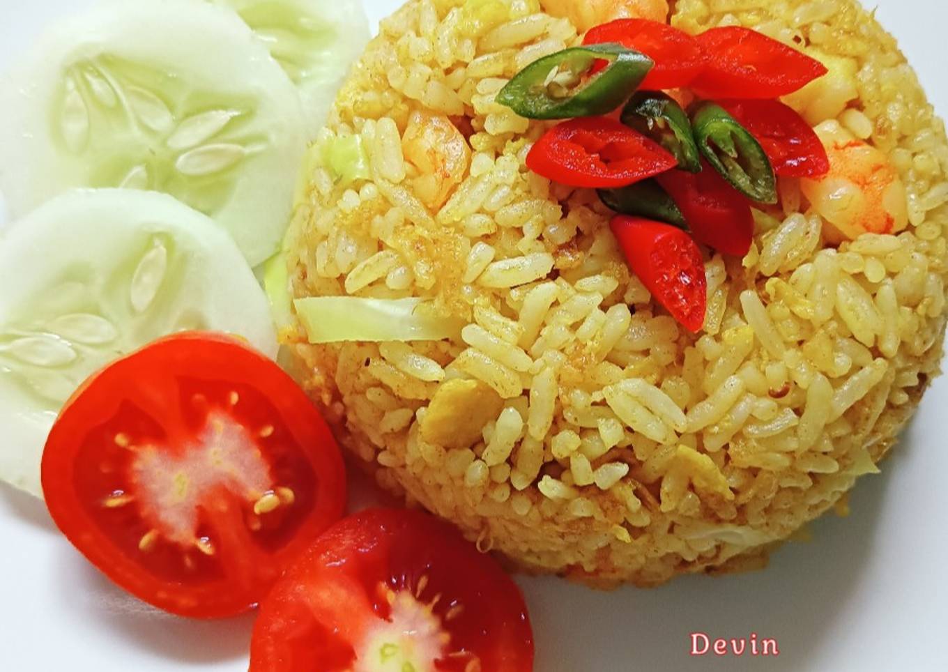 216. Nasi Goreng Kunyit Kari Udang