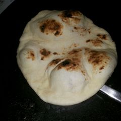 A picture of Homemade naan roti.