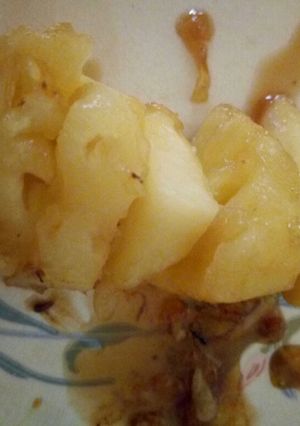 A picture of Glazed pineapple.