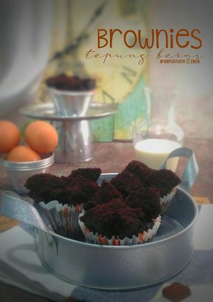 Foto resep Brownies Merekah Tepung Beras (Tanpa Telur)