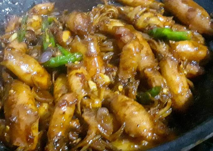 Sotong Kering Pedas Manis