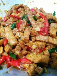 Foto resep Orek tempe pedas manis