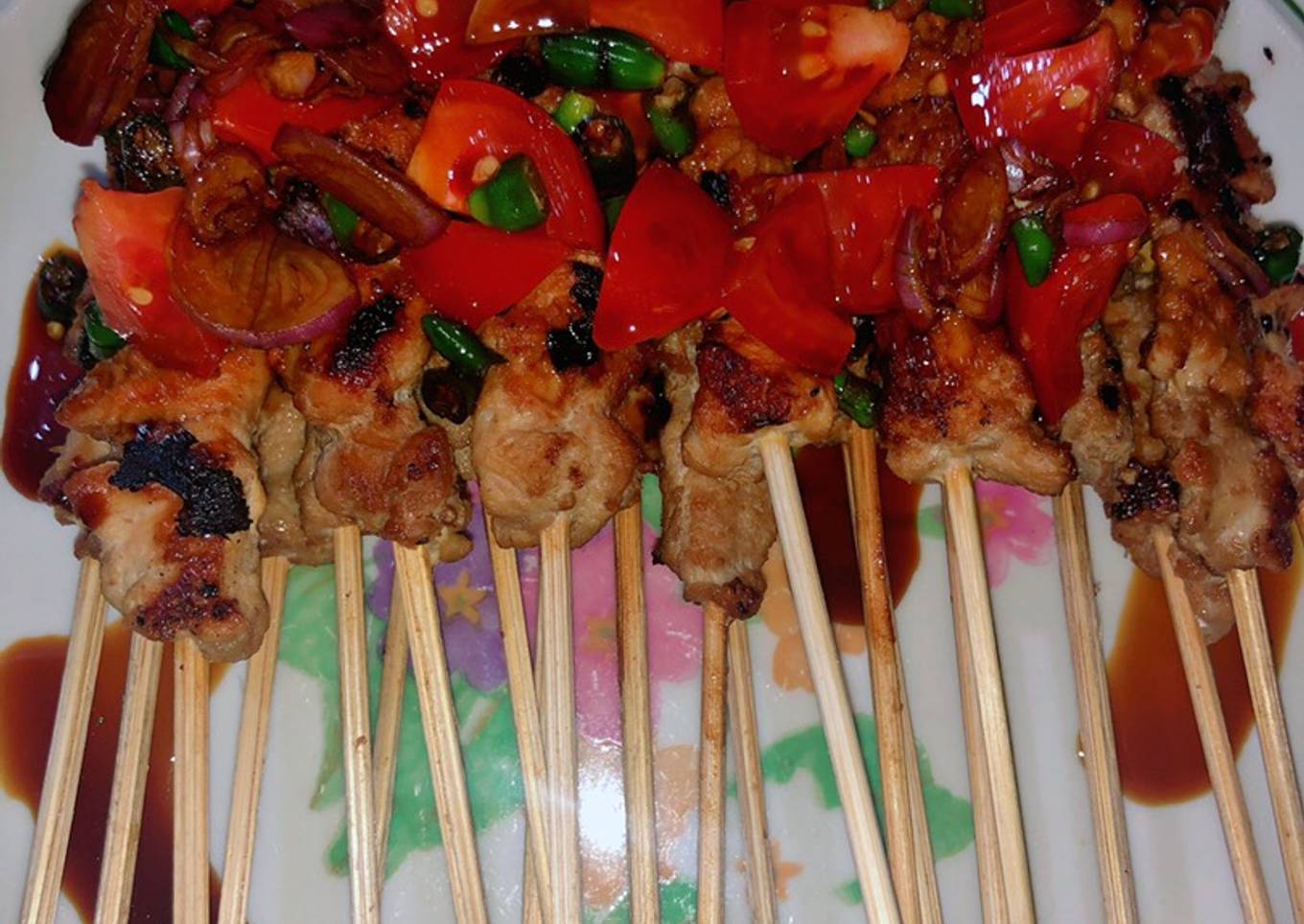 Sate Ayam Panggang Teflon