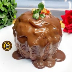 Chocolate Cake With Homemade Chocolate Frosting In Oven And Airfryer A picture of Chocolate Cake With Homemade Chocolate Frosting In Oven And Airfryer.