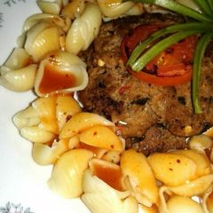 A picture of Kebabi pasta 😋.