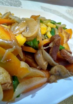 Foto resep Ca Jamur Tofu