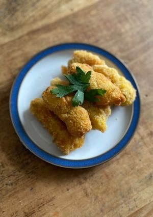 A picture of Pumpkin and jalapeño croquetas.