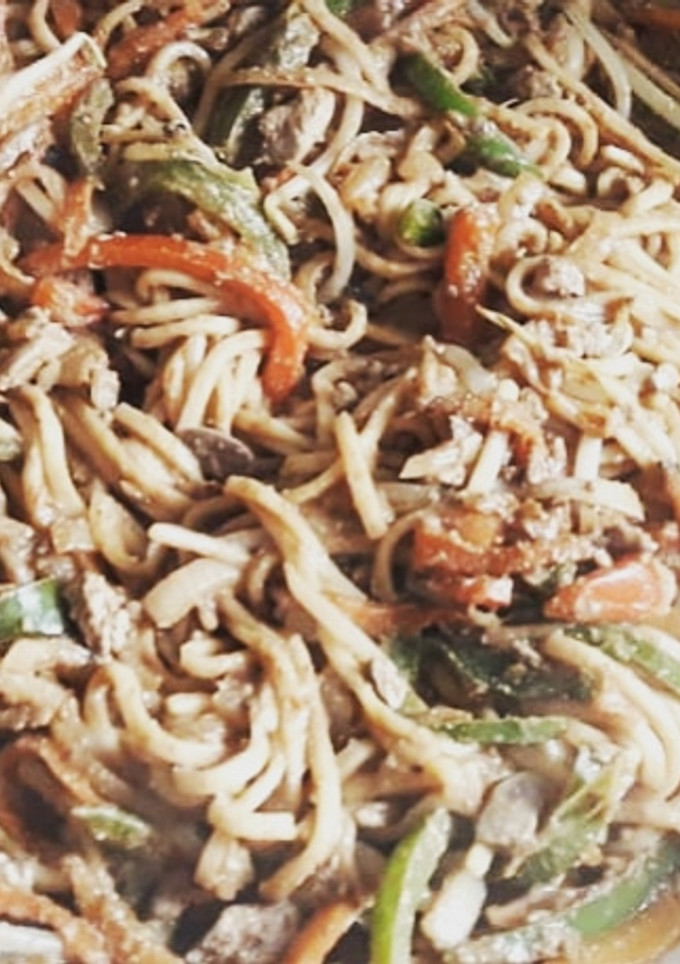 Una foto de Wok de vegetales en 30 minutos!