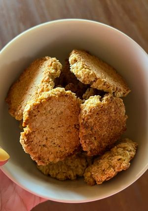 Una foto de Galletitas de avena crocantes